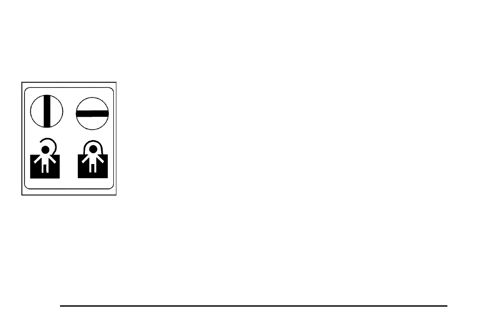 Rear door security locks, Lockout protection, Rear door security locks lockout protection | CHEVROLET Tahoe User Manual | Page 124 / 634