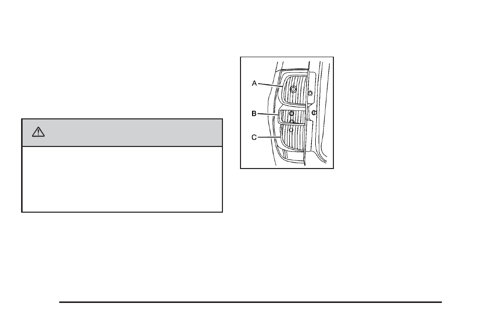 Bulb replacement, Halogen bulbs, Back-up lamps | Caution | CHEVROLET Tahoe User Manual | Page 502 / 634