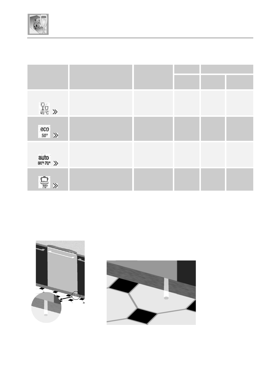 User instructions, 11 speed wash programs | Kleenmaid DW6011 User Manual | Page 13 / 36