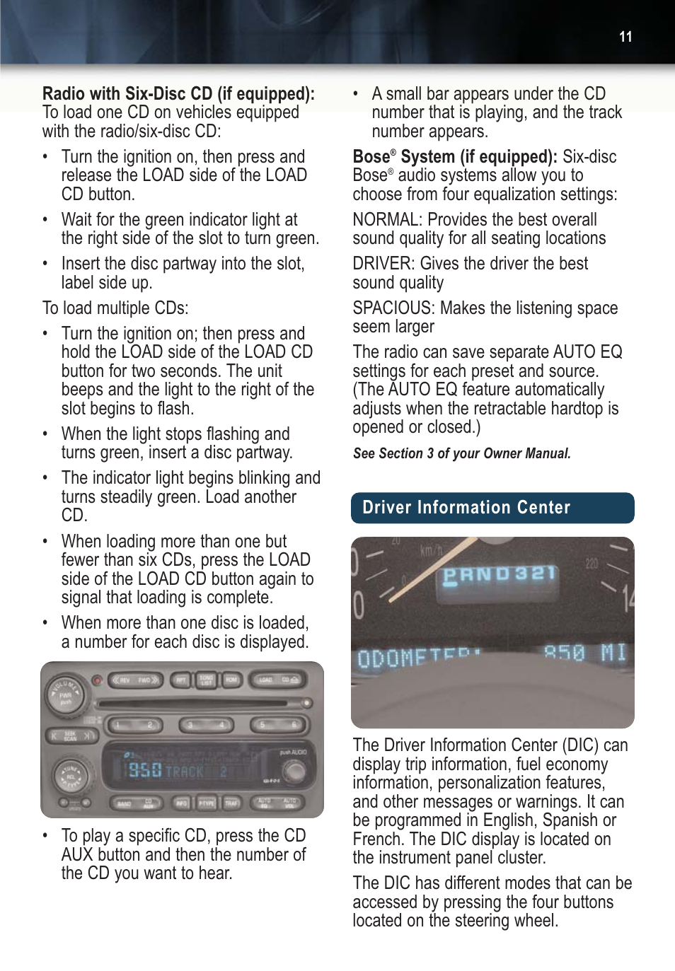 CHEVROLET SSR User Manual | Page 11 / 16