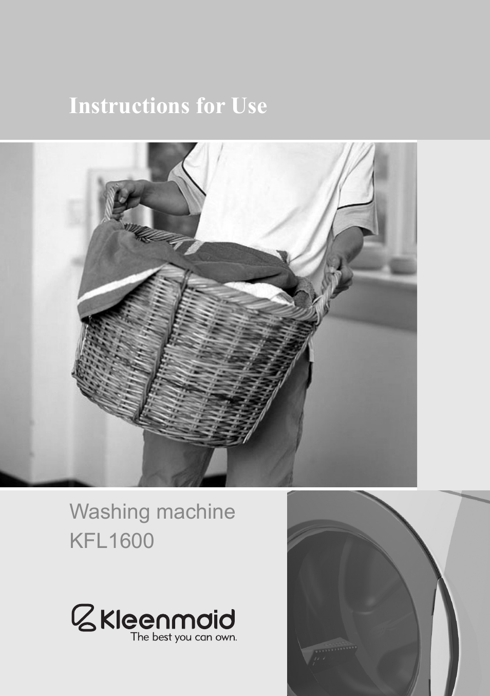 Kleenmaid KFL1600 User Manual | 36 pages