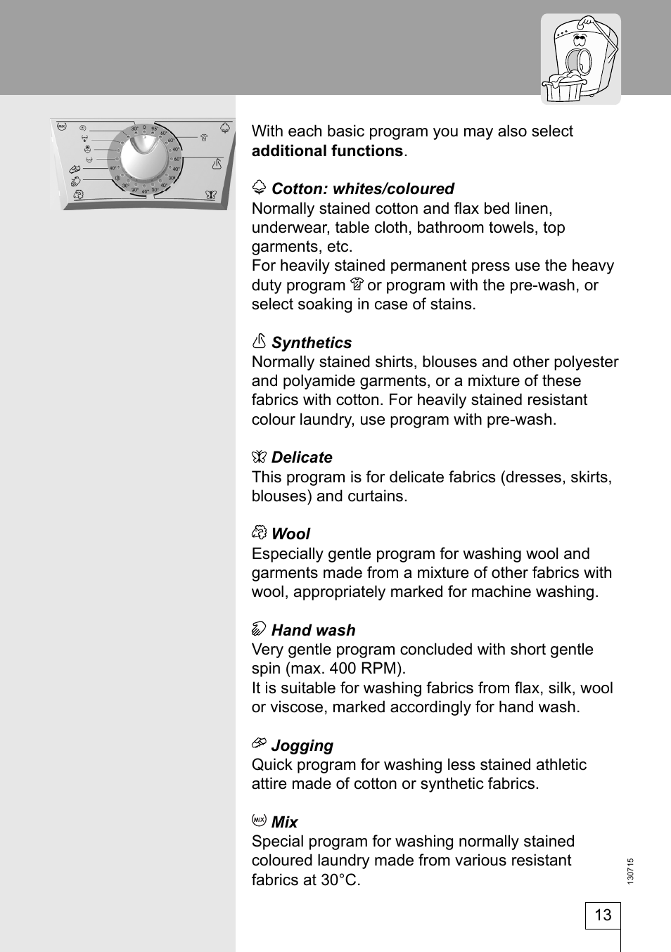 Kleenmaid KFL1600 User Manual | Page 13 / 36