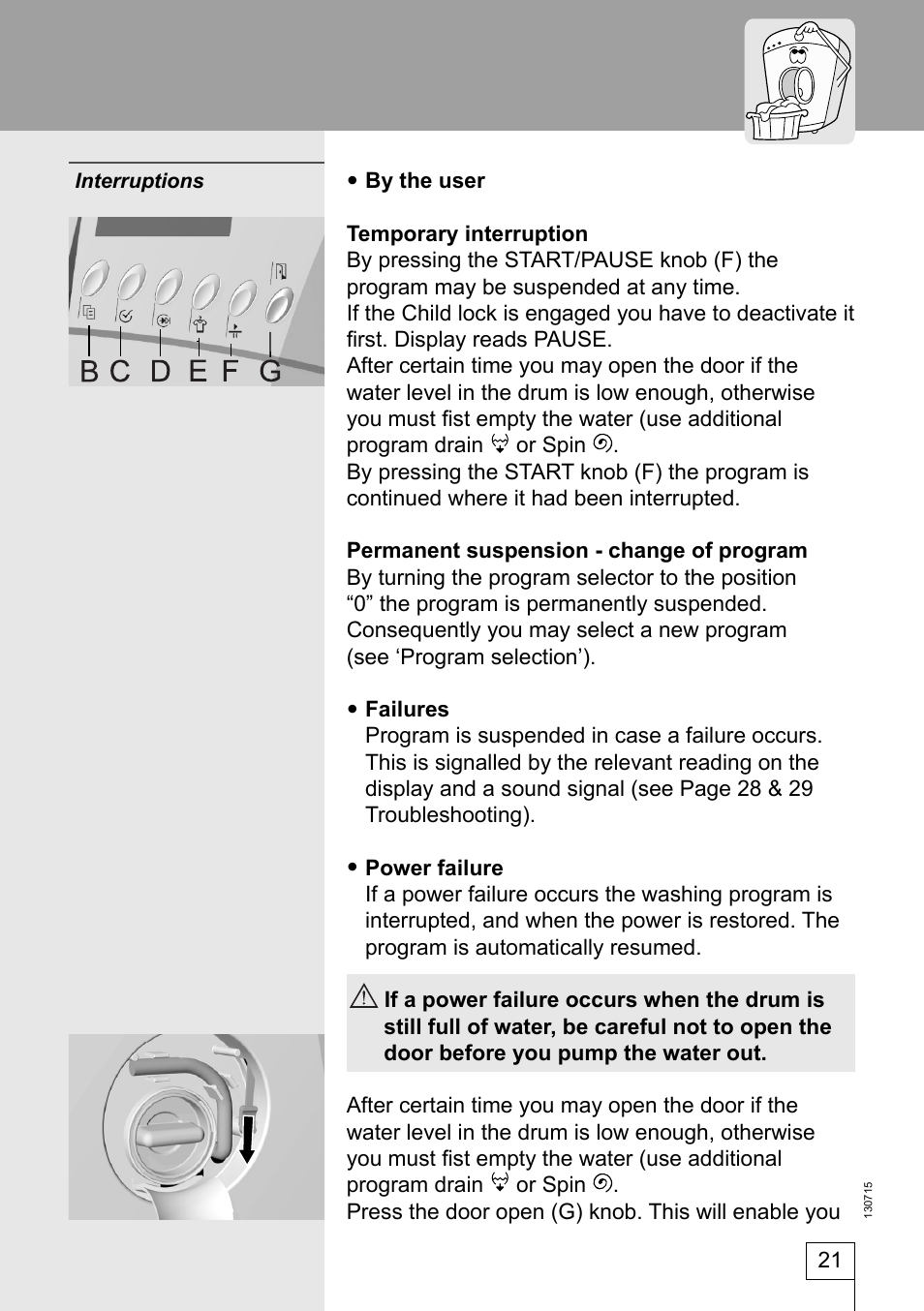 Kleenmaid KFL1600 User Manual | Page 21 / 36