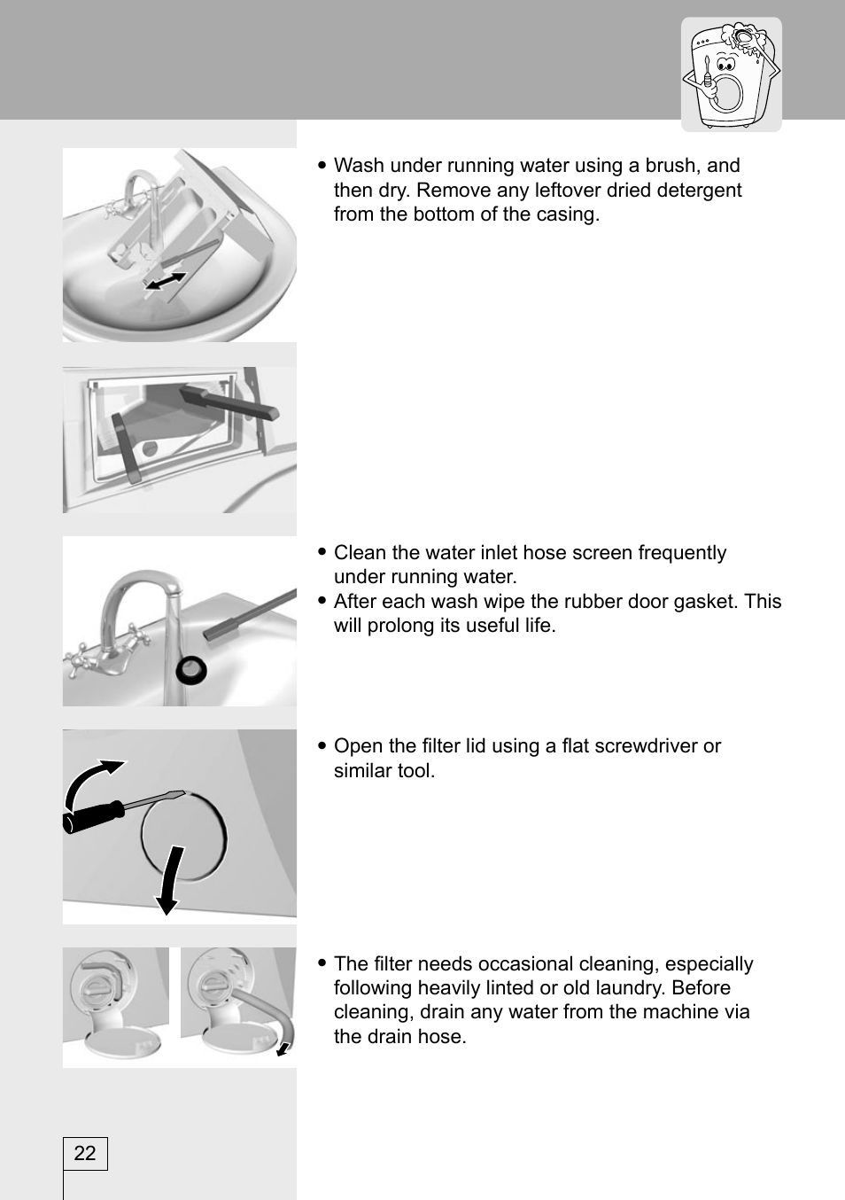 Kleenmaid KFL850 User Manual | Page 22 / 32
