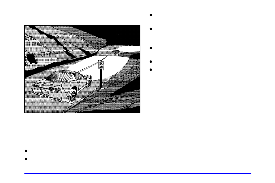 Driving at night | CHEVROLET 1999 Corvette User Manual | Page 213 / 376