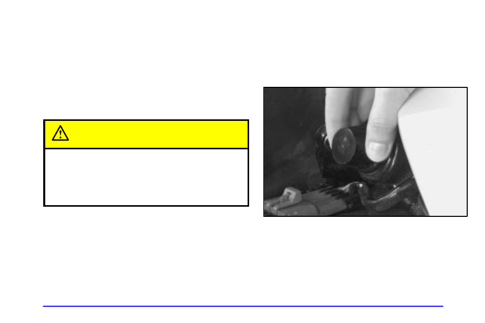 Bulb replacement, Caution | CHEVROLET 1999 Corvette User Manual | Page 283 / 376