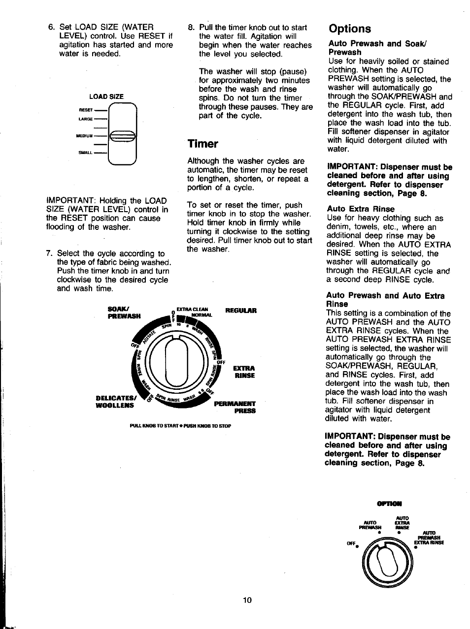 Kleenmaid KAW693 Version 35956R1 User Manual | Page 11 / 23