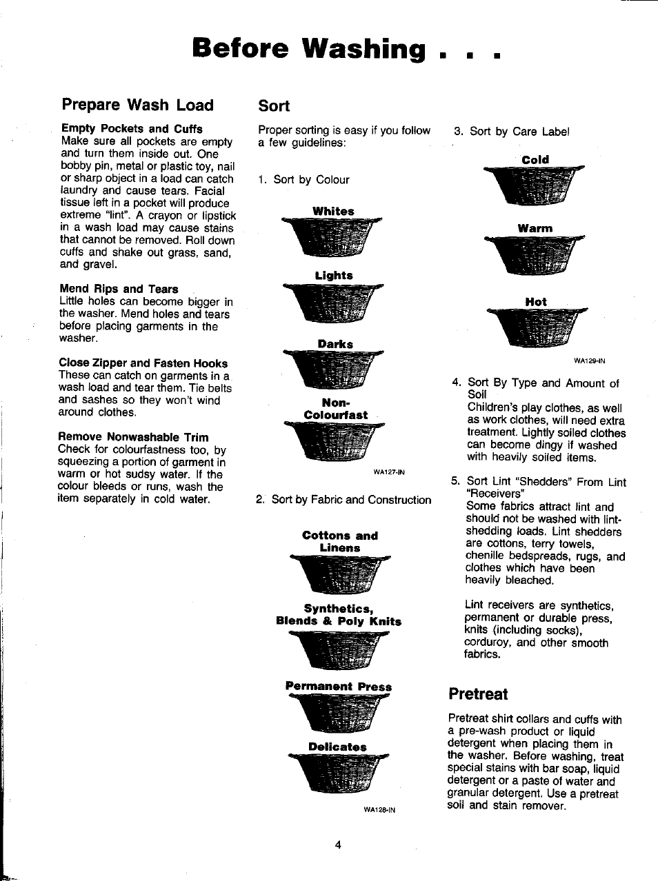 Kleenmaid KAW693 Version 35956R1 User Manual | Page 5 / 23