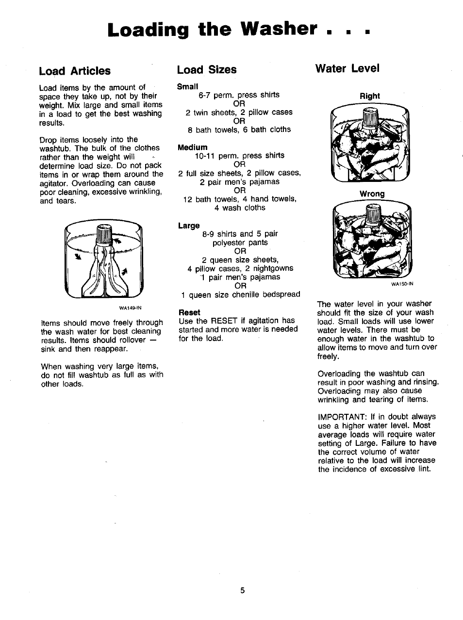 Kleenmaid KAW693 Version 35956R1 User Manual | Page 6 / 23