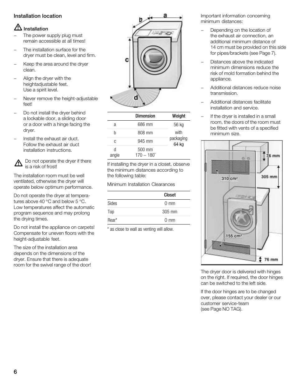 Kleenmaid KED2000 User Manual | Page 6 / 30