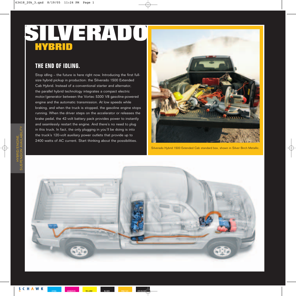 63418_20k_3.pdf, Silverado, Hybrid | The end of idling | CHEVROLET Silverado 1500 User Manual | Page 20 / 32