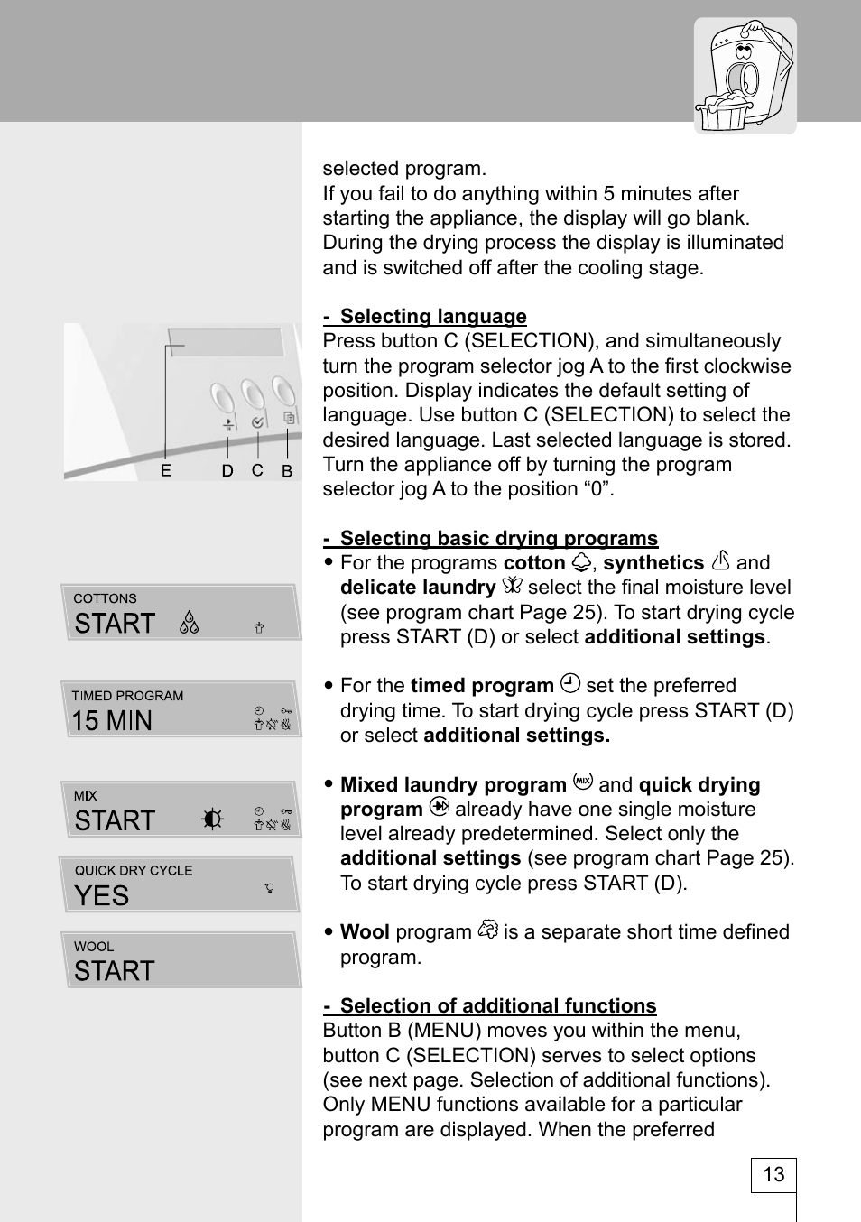 Kleenmaid KED600 User Manual | Page 13 / 33