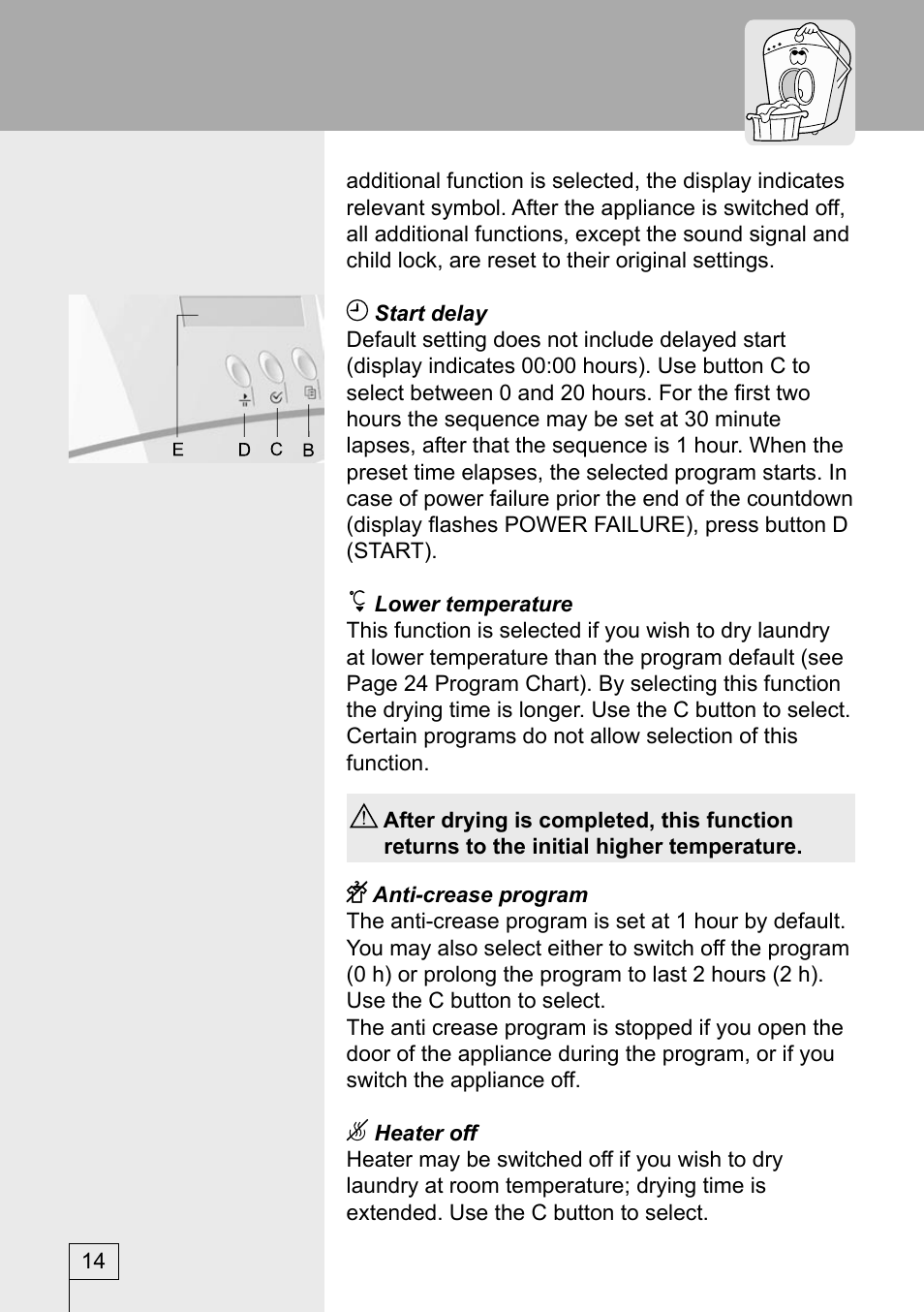 Kleenmaid KED600 User Manual | Page 14 / 33