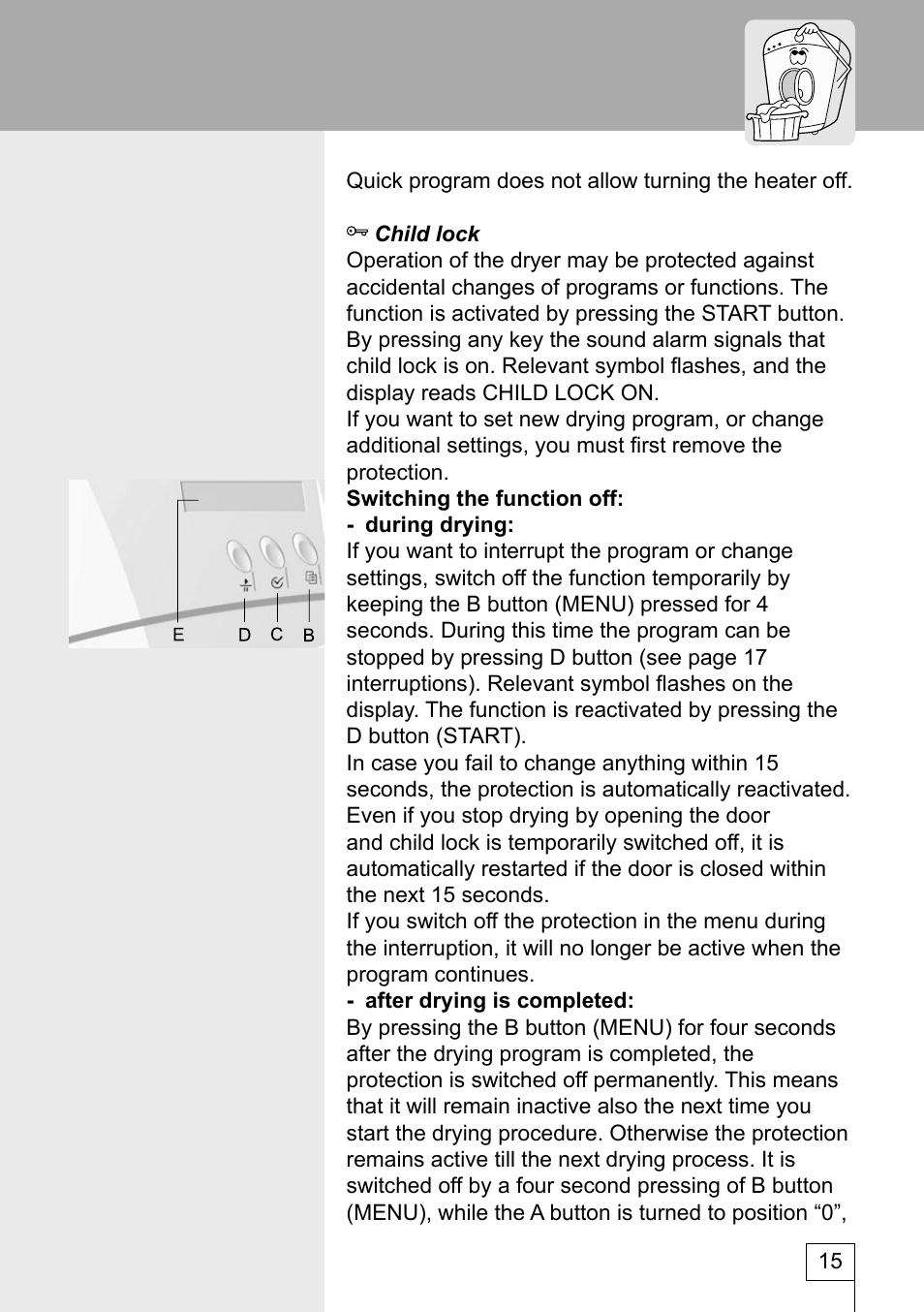 Kleenmaid KED600 User Manual | Page 15 / 33