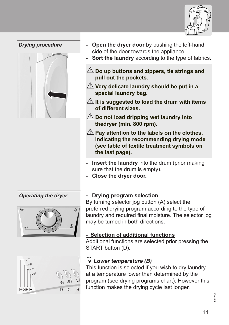 Kleenmaid KED501 User Manual | Page 11 / 24