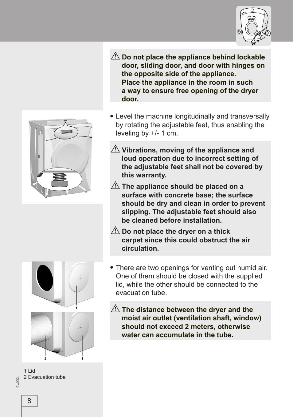 Kleenmaid KED501 User Manual | Page 8 / 24