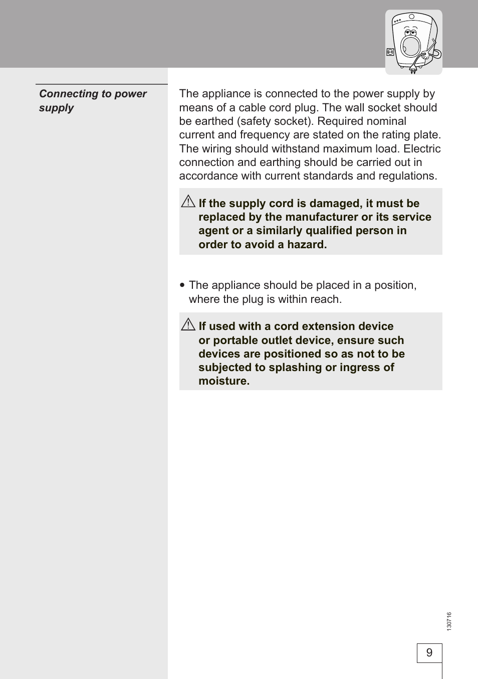Kleenmaid KED501 User Manual | Page 9 / 24