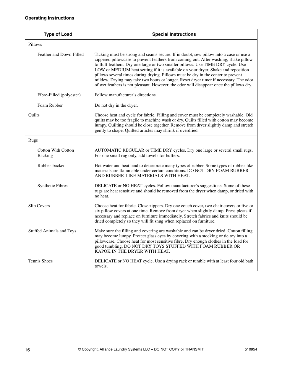 Kleenmaid LEK37A Version 510954R5 User Manual | Page 18 / 24