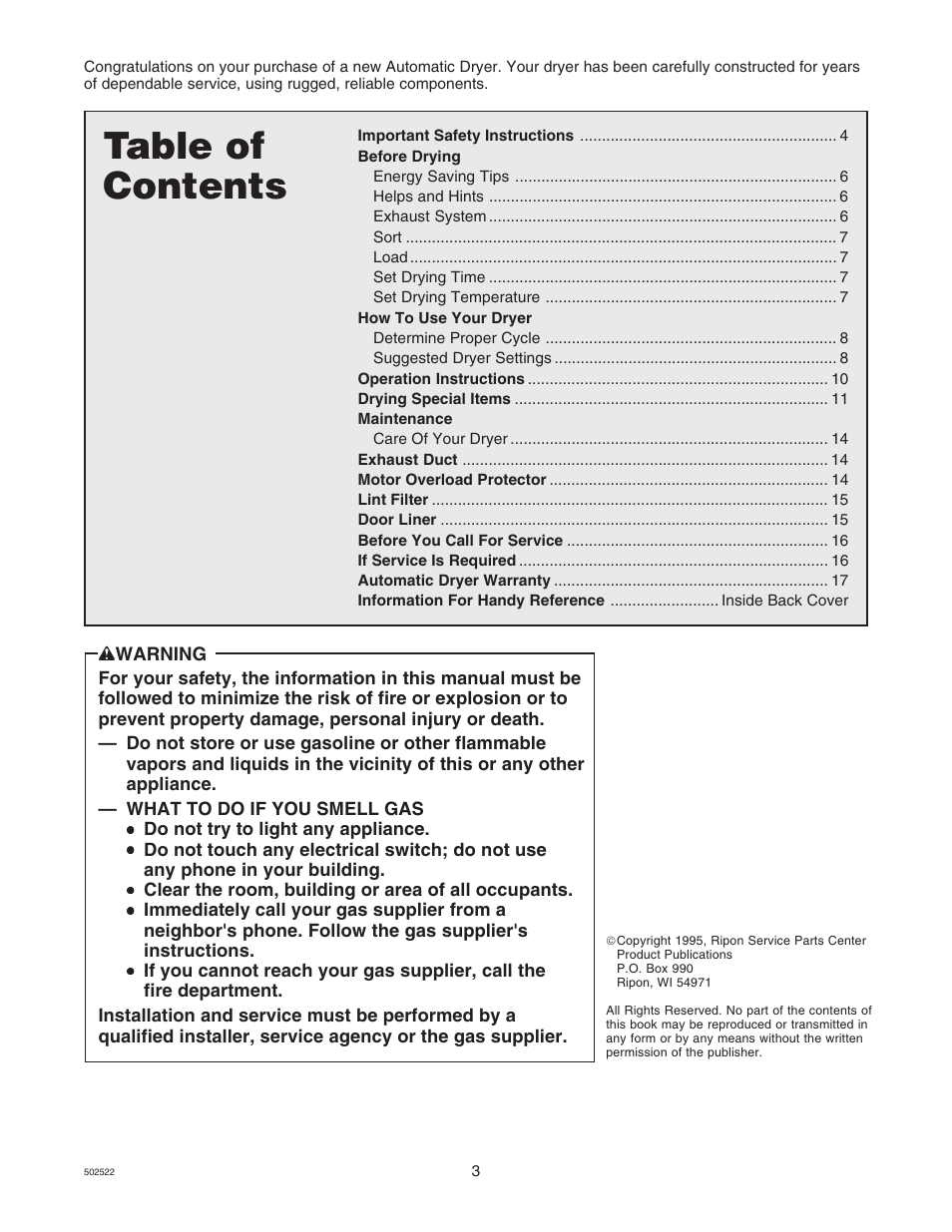 Kleenmaid KED597-4350 User Manual | Page 3 / 19