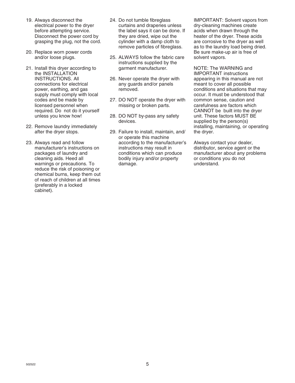 Kleenmaid KED597-4350 User Manual | Page 5 / 19