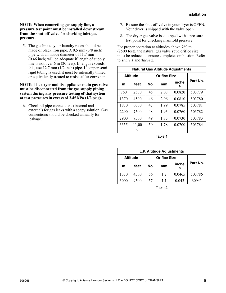 Kleenmaid LEK37A Version 506066R4 User Manual | Page 21 / 32
