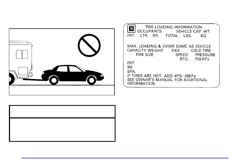 Notice, Loading your vehicle | CHEVROLET 1999 Cavalier User Manual | Page 196 / 368