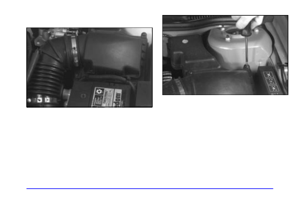 Engine air cleaner/filter | CHEVROLET 1999 Cavalier User Manual | Page 255 / 368
