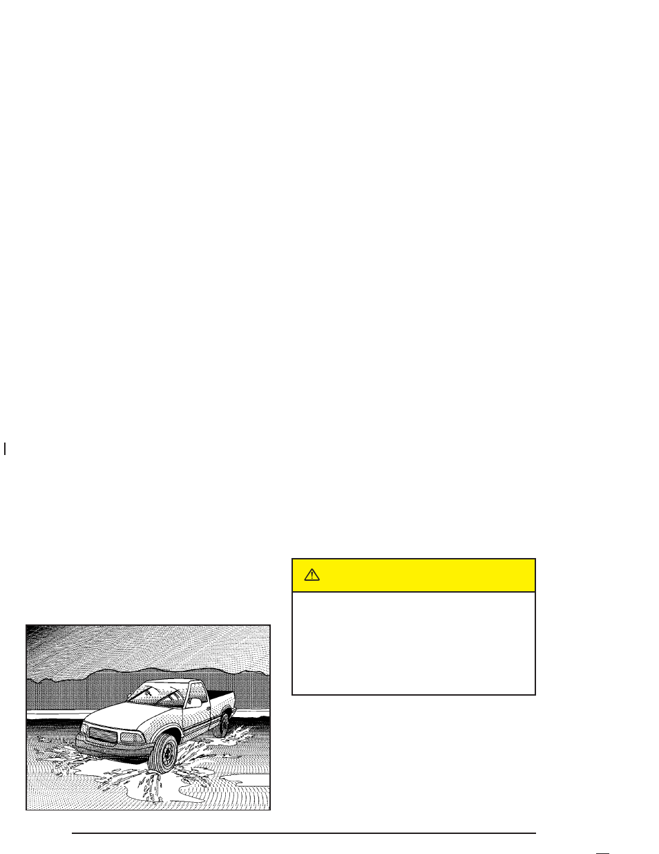 Caution | CHEVROLET S-10 User Manual | Page 212 / 422