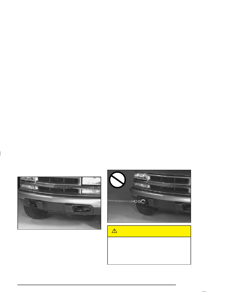 Caution | CHEVROLET S-10 User Manual | Page 225 / 422