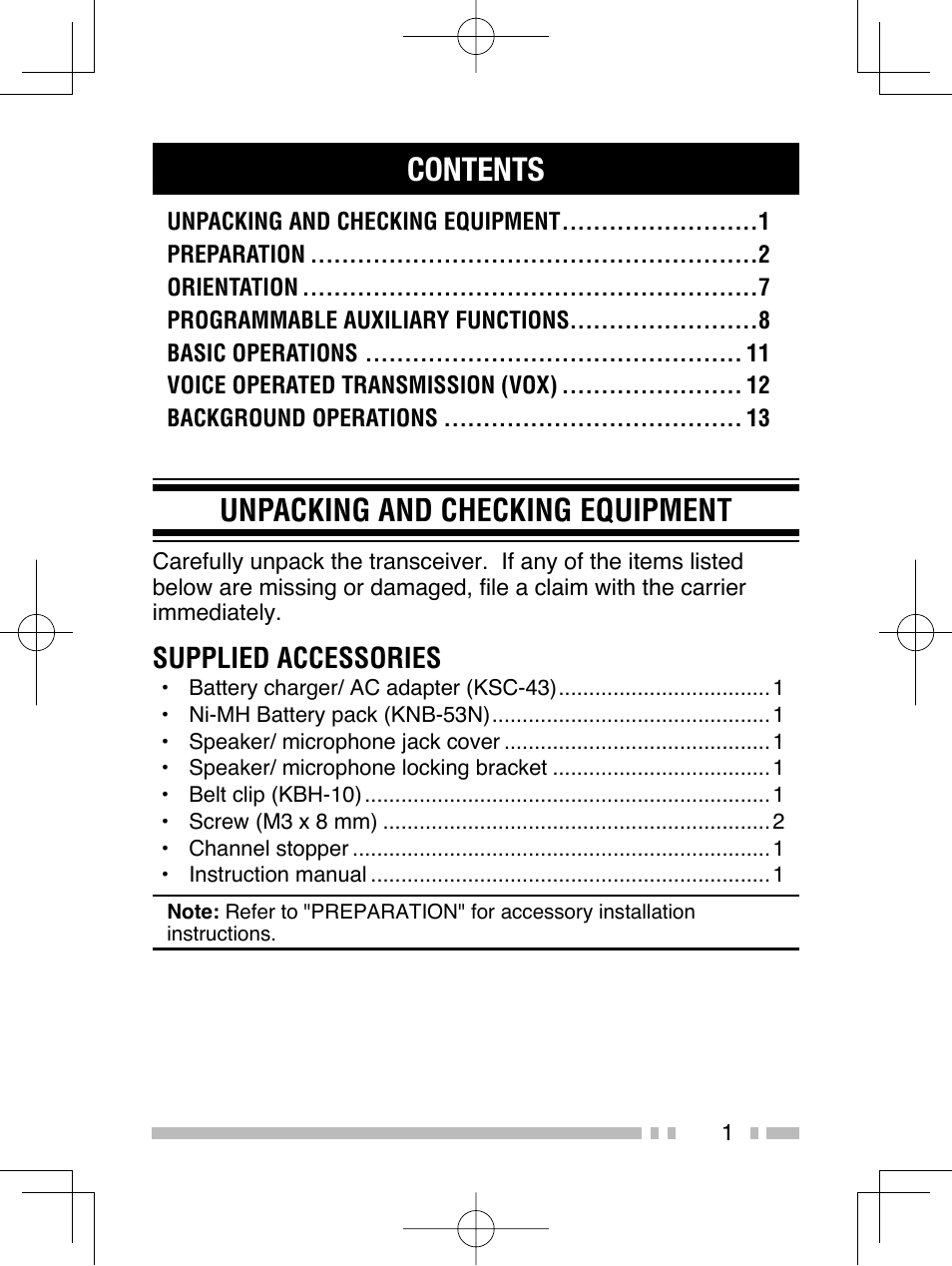 Kenwood TK-2406M User Manual | Page 7 / 21
