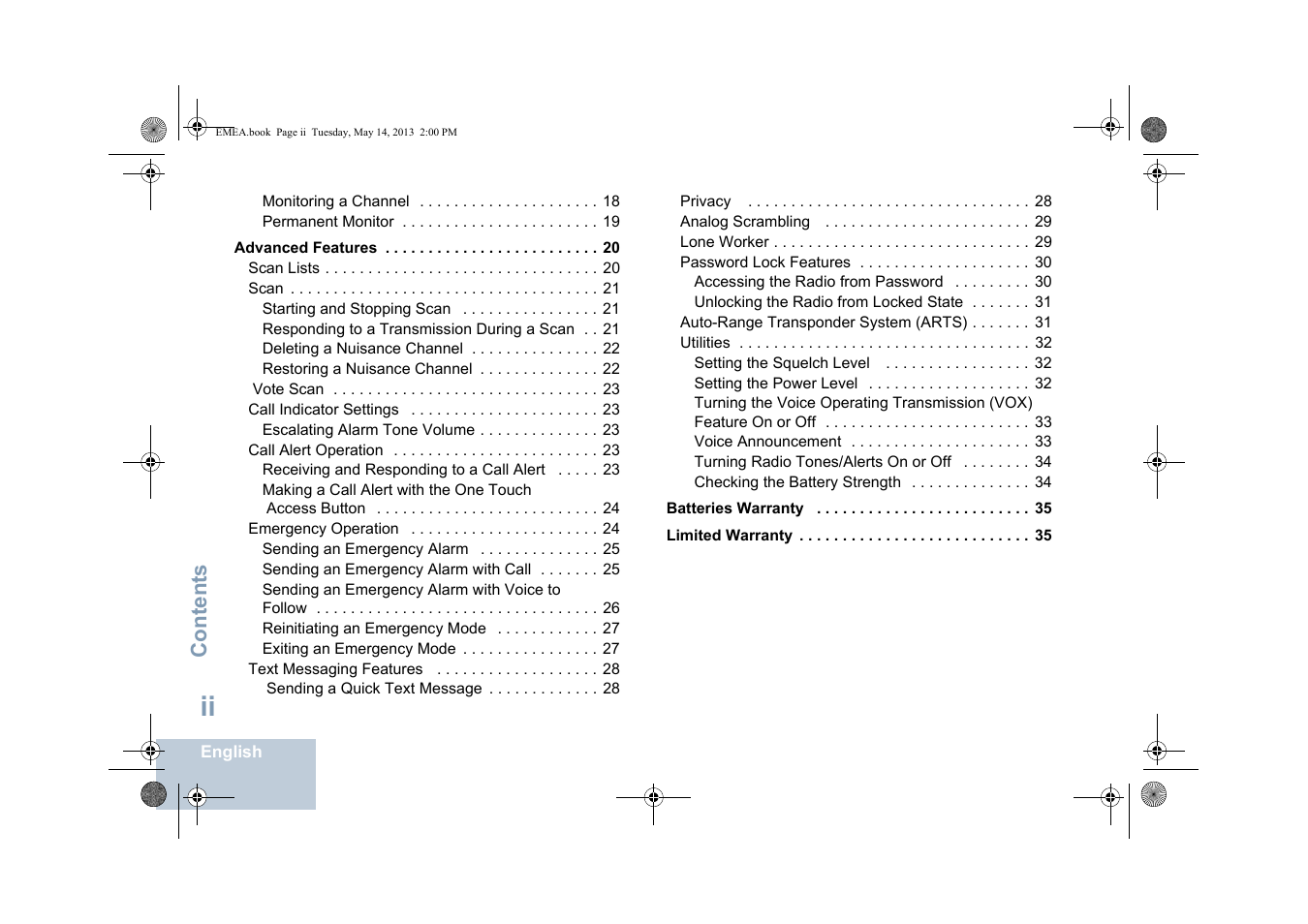 Motorola DP 1400 User Manual | Page 4 / 402