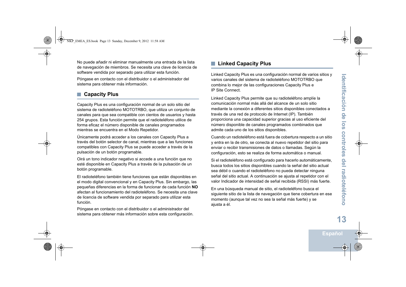 Capacity plus, Linked capacity plus, Capacity plus linked capacity plus | E linked capacity plus | Motorola DP 2400 User Manual | Page 229 / 472