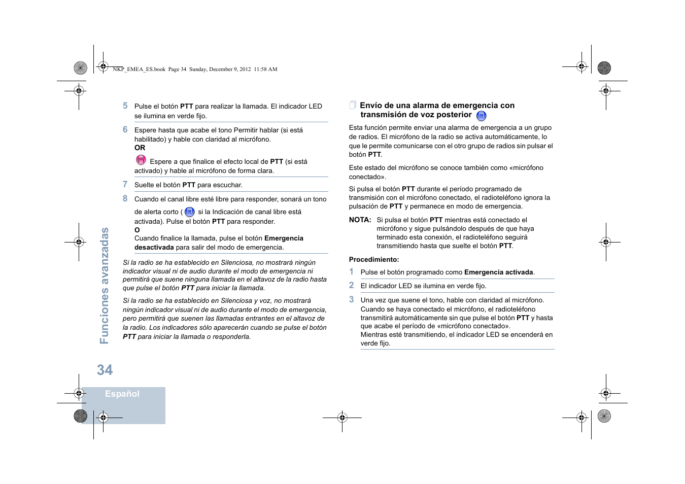 Funciones avanzadas | Motorola DP 2400 User Manual | Page 250 / 472