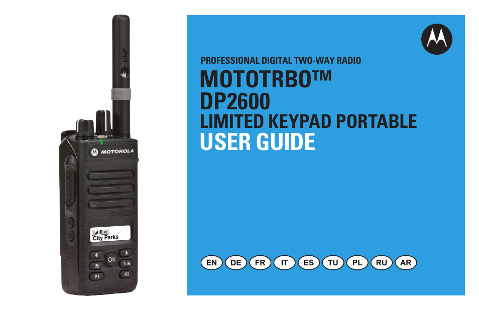 Motorola DP 2600 User Manual | 900 pages