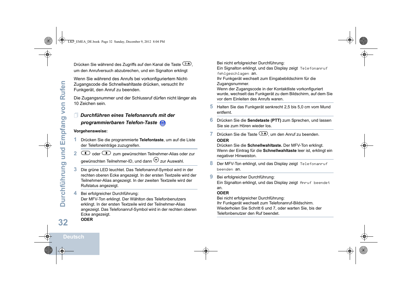 Seite 32) | Motorola DP 2600 User Manual | Page 138 / 900