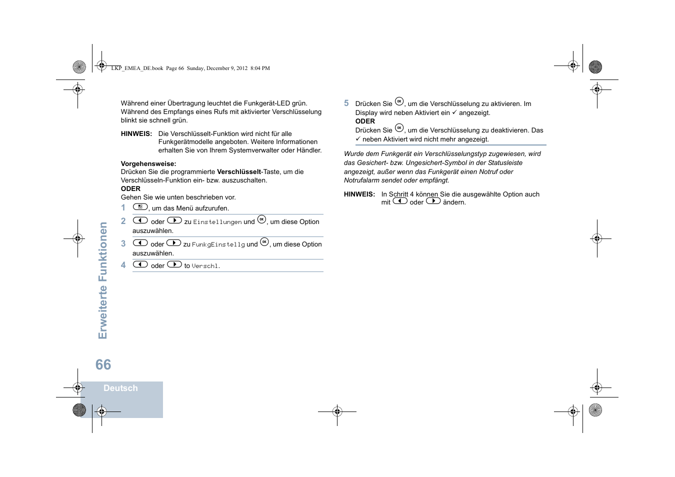 Erweiterte funktionen | Motorola DP 2600 User Manual | Page 172 / 900