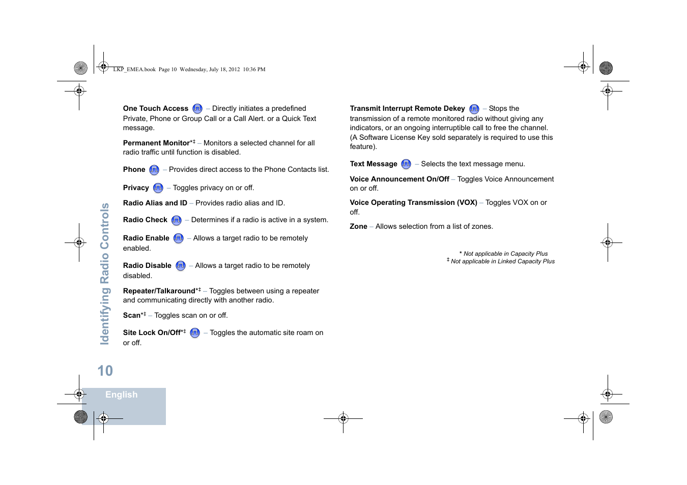 Identifying radio controls | Motorola DP 2600 User Manual | Page 20 / 900