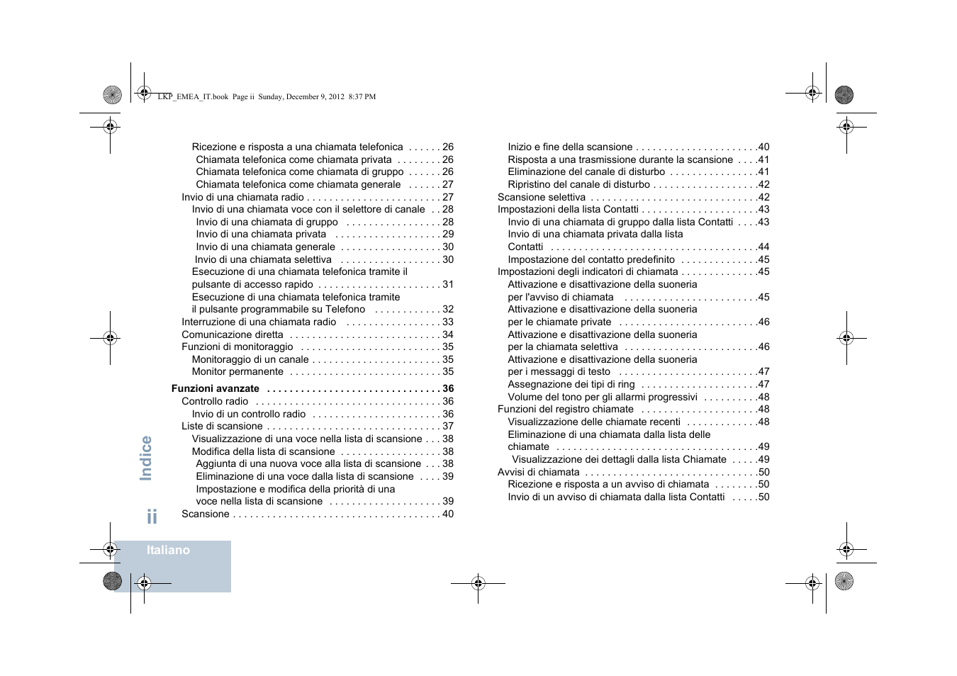 Indice | Motorola DP 2600 User Manual | Page 302 / 900