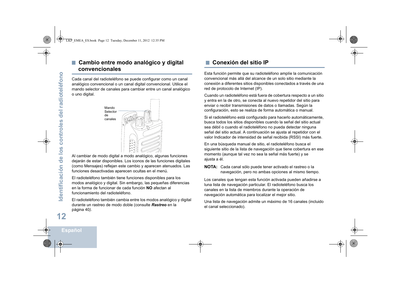 Conexión del sitio ip | Motorola DP 2600 User Manual | Page 420 / 900