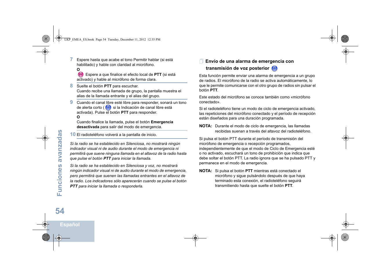 Funciones avanzadas | Motorola DP 2600 User Manual | Page 462 / 900