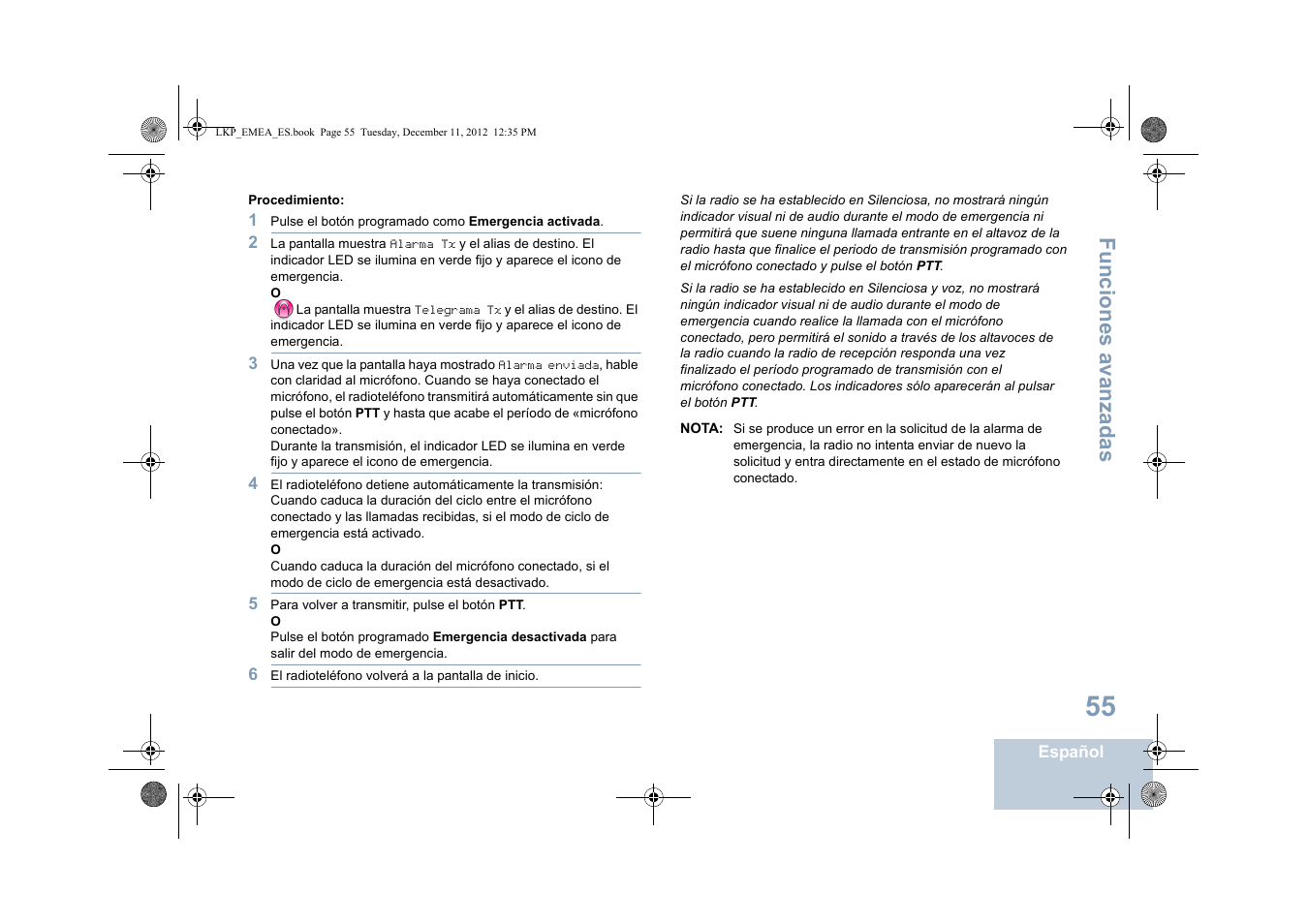 Funciones avanzadas | Motorola DP 2600 User Manual | Page 463 / 900