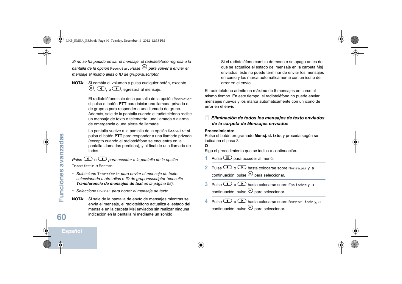 Funciones avanzadas | Motorola DP 2600 User Manual | Page 468 / 900