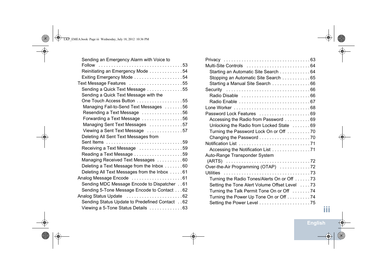 Motorola DP 2600 User Manual | Page 5 / 900