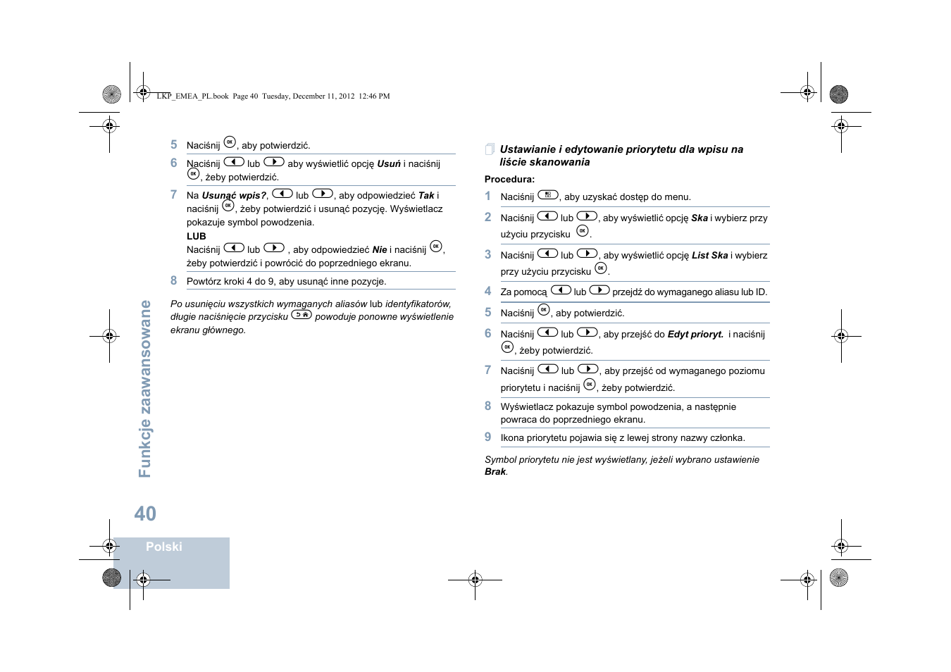 Fu nkcje zaaw an so wane | Motorola DP 2600 User Manual | Page 648 / 900