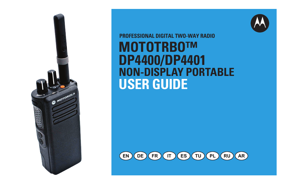 Motorola DP 4400 UHF User Manual | 436 pages