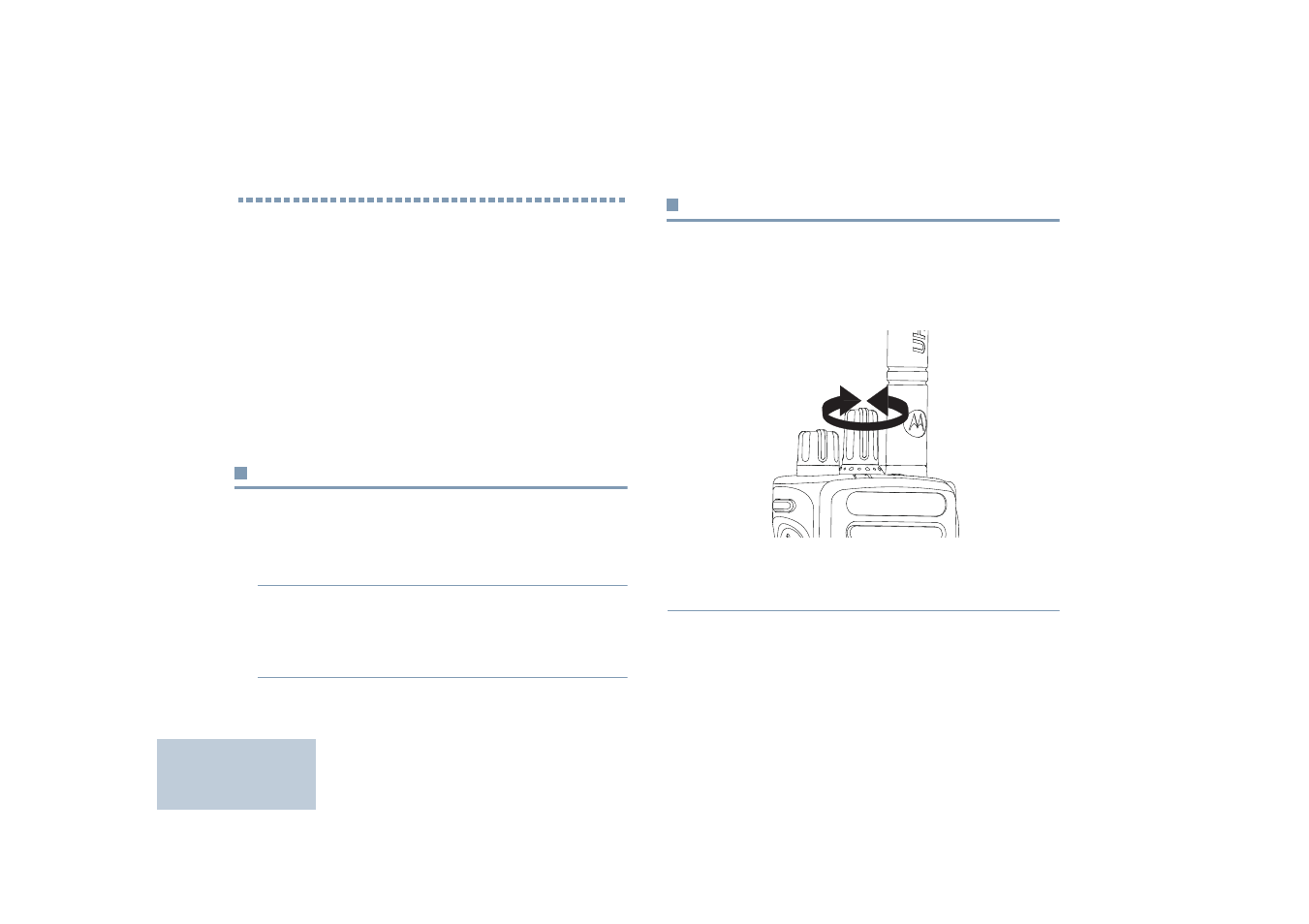 Ricezione e invio delle chiamate, Selezione di una zona, Selezione di un canale | Selezione di una zona selezione di un canale | Motorola DP 4400 UHF User Manual | Page 166 / 436