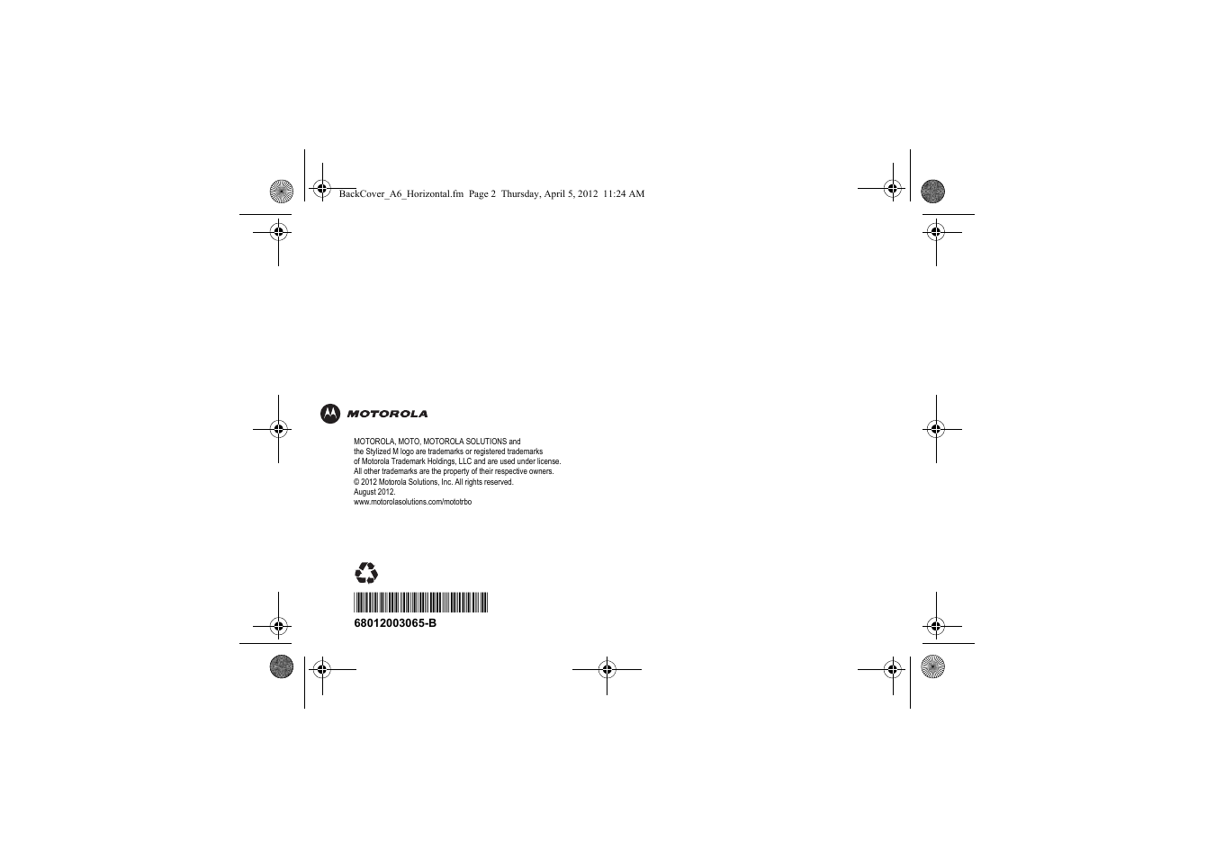 Motorola DP 4600 UHF User Manual | Page 40 / 40