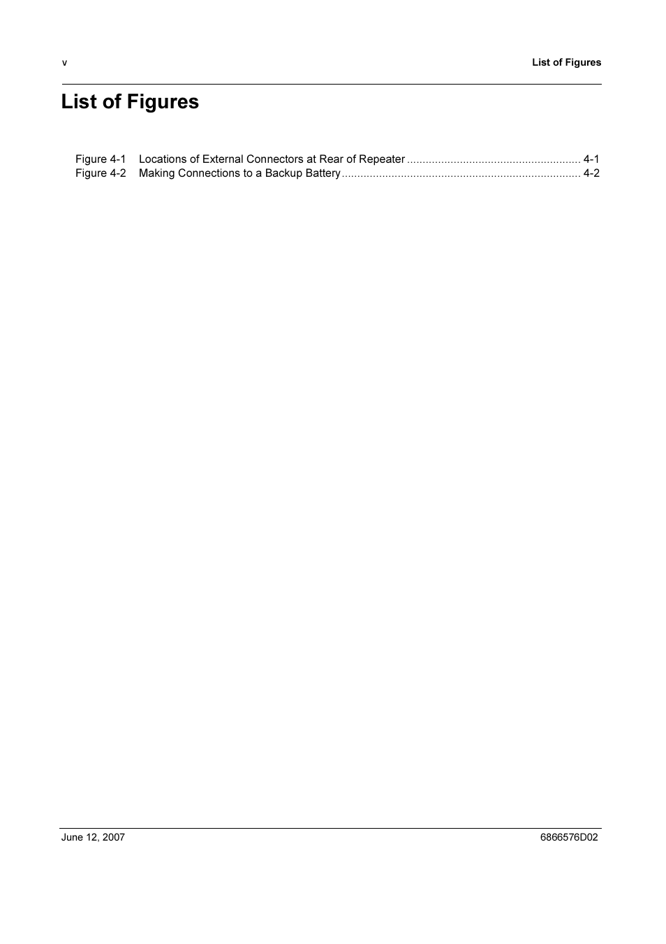 List of figures | Motorola DR 3000 User Manual | Page 6 / 26