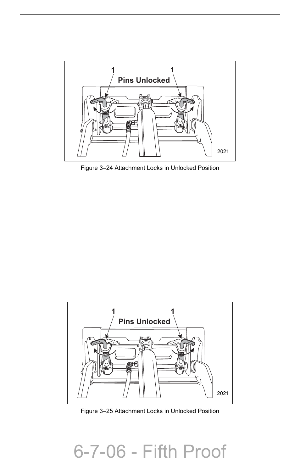 Removal of attachment, Installation of hydraulically powered attachments, Removal of attachment –18 | 7-06 - fifth proof | Compact Power Boxer 427W User Manual | Page 44 / 86