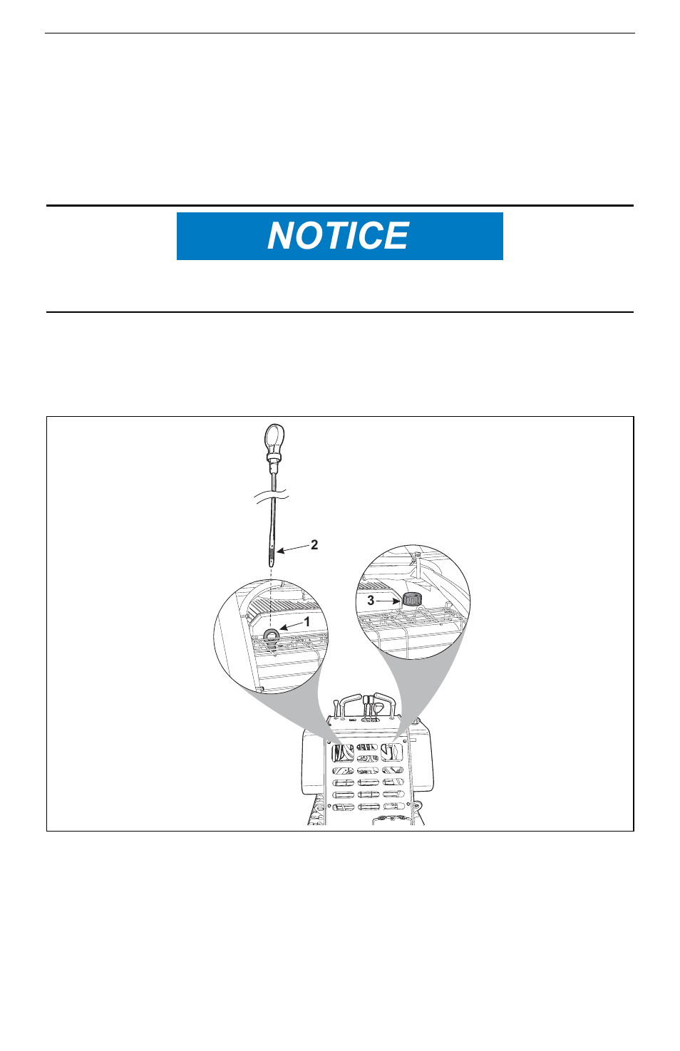 Daily maintenance procedures, Daily maintenance procedures –2, Notice | Compact Power BOXER 999-823 User Manual | Page 50 / 88